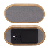 Wooden Alarm Clock Digital Voice Control LED Glowing USB Plug in Electronic Alarm Clock Home Decoration - Extra Image