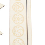 2 Pieces Wooden Tarot Card Stand Holder Stable Moon Shape and Rectangle Wooden Tarot Card Display Stand Base Type A