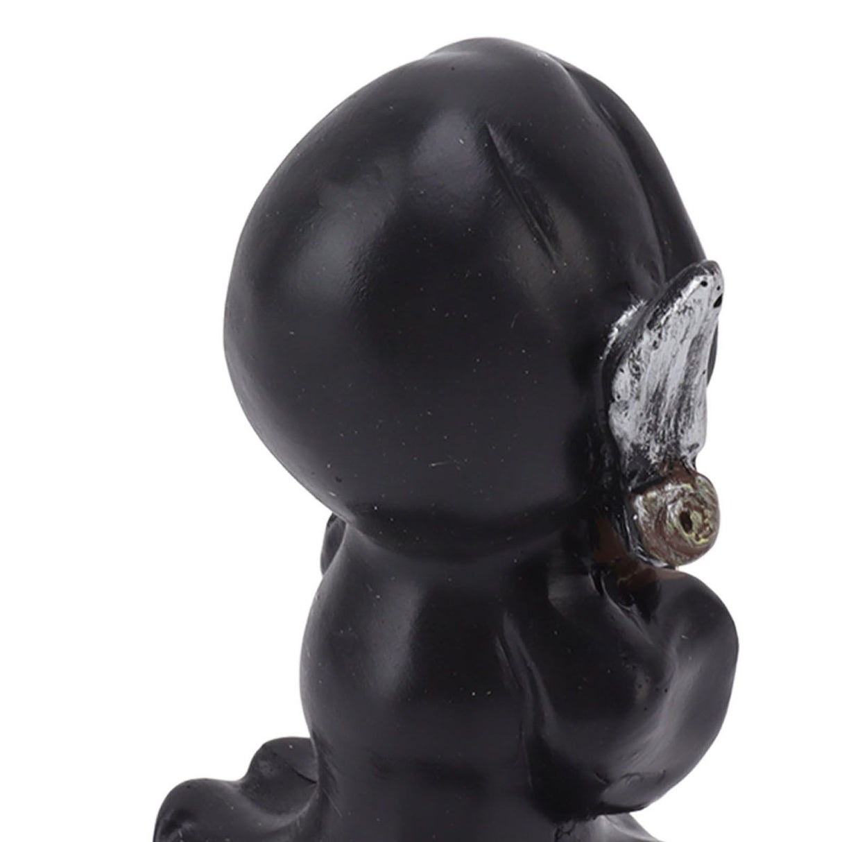 Grim Reaper Sculpture Resin Gothic Desktop Statue Figurine Decoration with Sickle for Halloween Party Stand