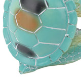 Sea Turtle Yoga Figurine Decoration Summer Meditating Decor Spring Garden Resin Handicraft