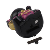 5.5in Electric Waving Arm Fortune Cat Decorative Cute Plastic Cat Ornaments for Cashier Desk MLY11020-5 Black