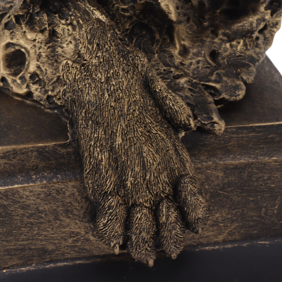 Lion Head Sculpture Resin Vivid Lifelike Artistic Decorative Lion Statue for Living Room Study Hallway