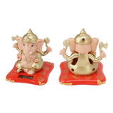 Solar Powered Ganesha Ornament Decoration Ornaments for Home Garden Car Dashboard - Extra Image