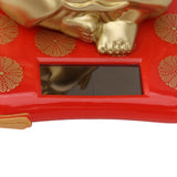 Ganesha Elephant God Statues Solar Powered Indian Ganesha Idol Figurine for Car Dashboard Home Decor Crafts Gold