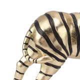 Resin Zebra Statues Gold Vivid Slip Resistant Compact Simulated Animal Statues for Home Decoration - Extra Image