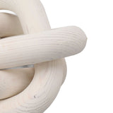 Decorative Wood Chain 3 Link Wood Chain Link Decorations for Home Living Room Coffee Shop White