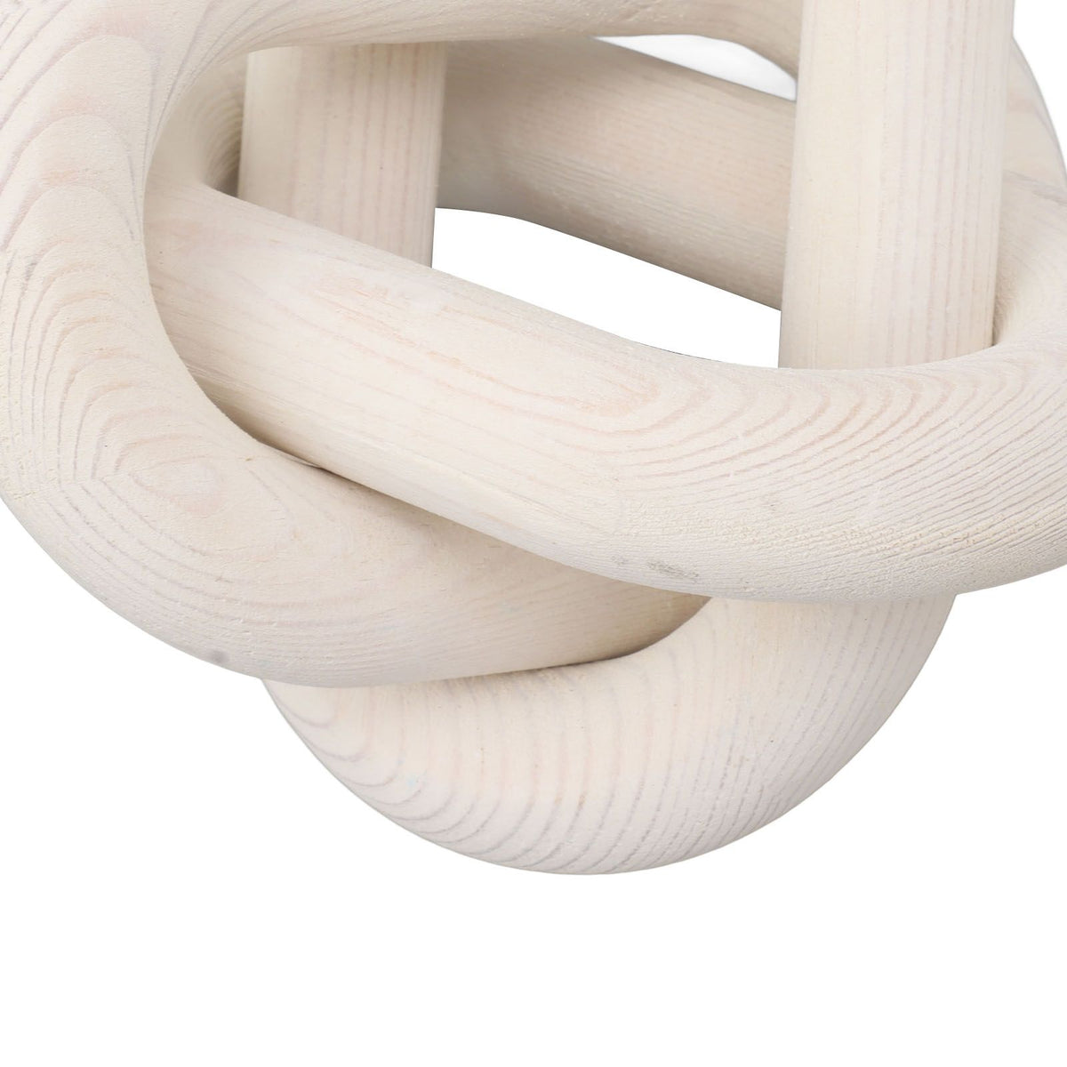 Decorative Wood Chain 3 Link Wood Chain Link Decorations for Home Living Room Coffee Shop White