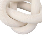 Decorative Wood Chain 3 Link Wood Chain Link Decorations for Home Living Room Coffee Shop White - Extra Image