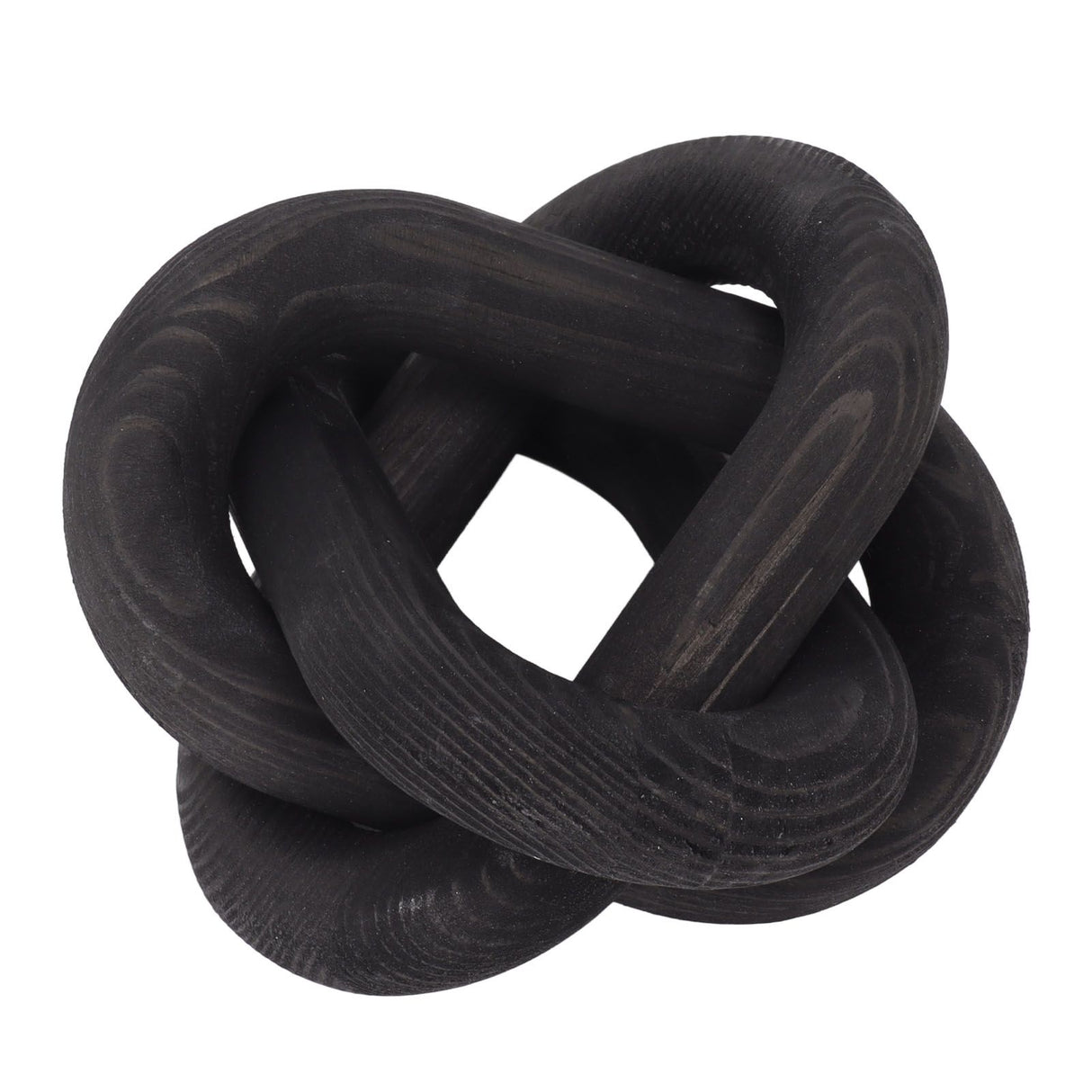 Decorative Wood Chain 3 Link Wood Chain Link Decorations for Home Living Room Coffee Shop Black