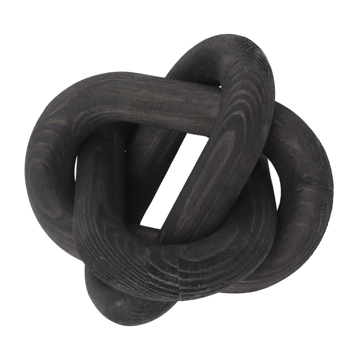 Decorative Wood Chain 3 Link Wood Chain Link Decorations for Home Living Room Coffee Shop Black