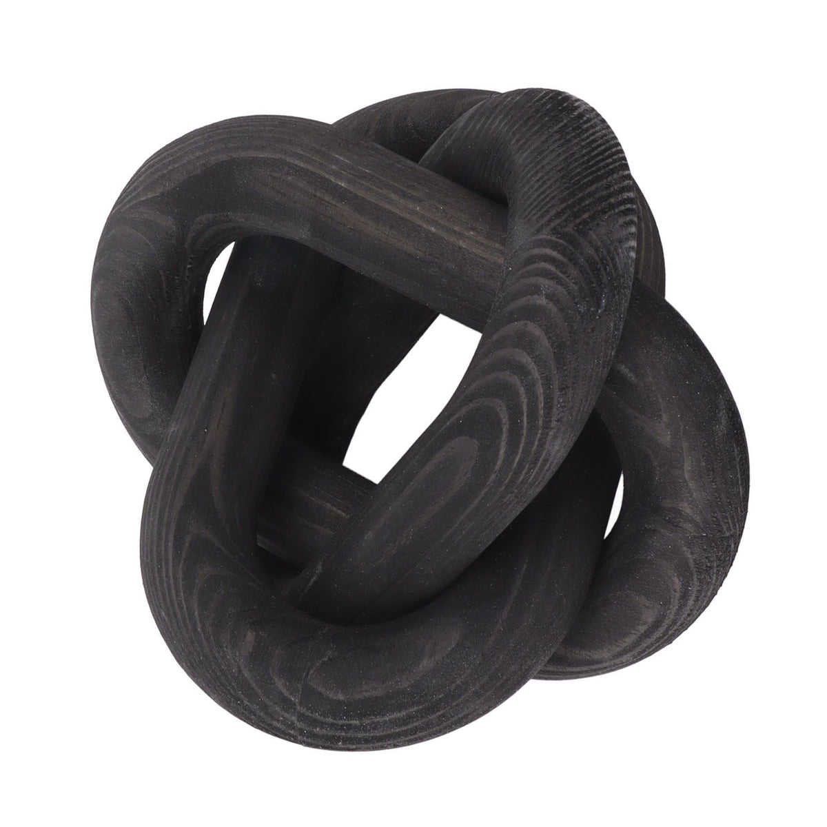 Decorative Wood Chain 3 Link Wood Chain Link Decorations for Home Living Room Coffee Shop Black