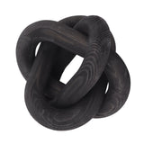 Decorative Wood Chain 3 Link Wood Chain Link Decorations for Home Living Room Coffee Shop Black
