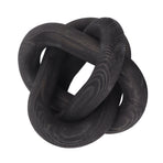 Decorative Wood Chain 3 Link Wood Chain Link Decorations for Home Living Room Coffee Shop Black