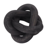 Decorative Wood Chain 3 Link Wood Chain Link Decorations for Home Living Room Coffee Shop Black