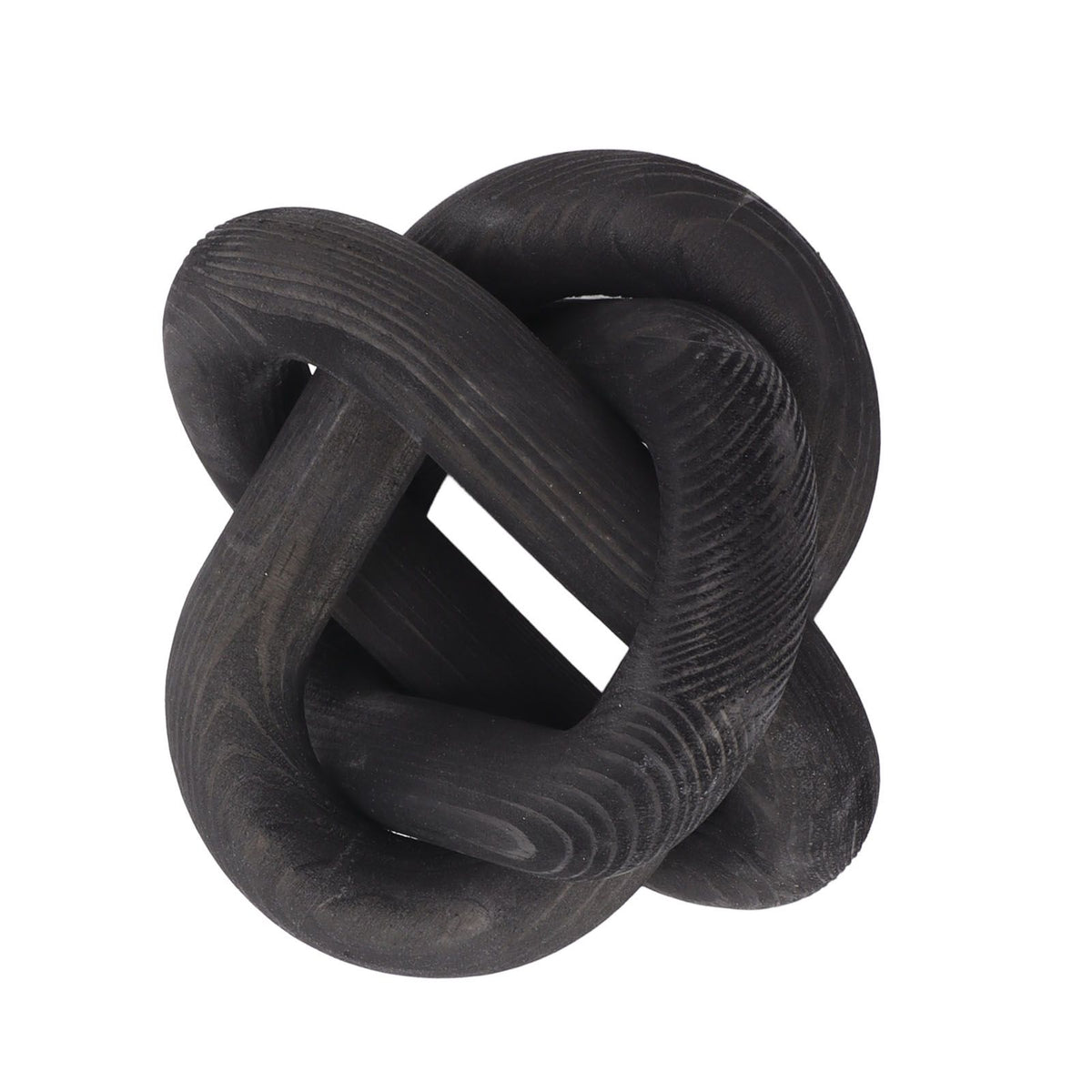 Decorative Wood Chain 3 Link Wood Chain Link Decorations for Home Living Room Coffee Shop Black