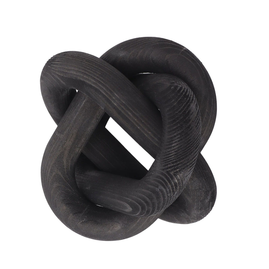 Decorative Wood Chain 3 Link Wood Chain Link Decorations for Home Living Room Coffee Shop Black