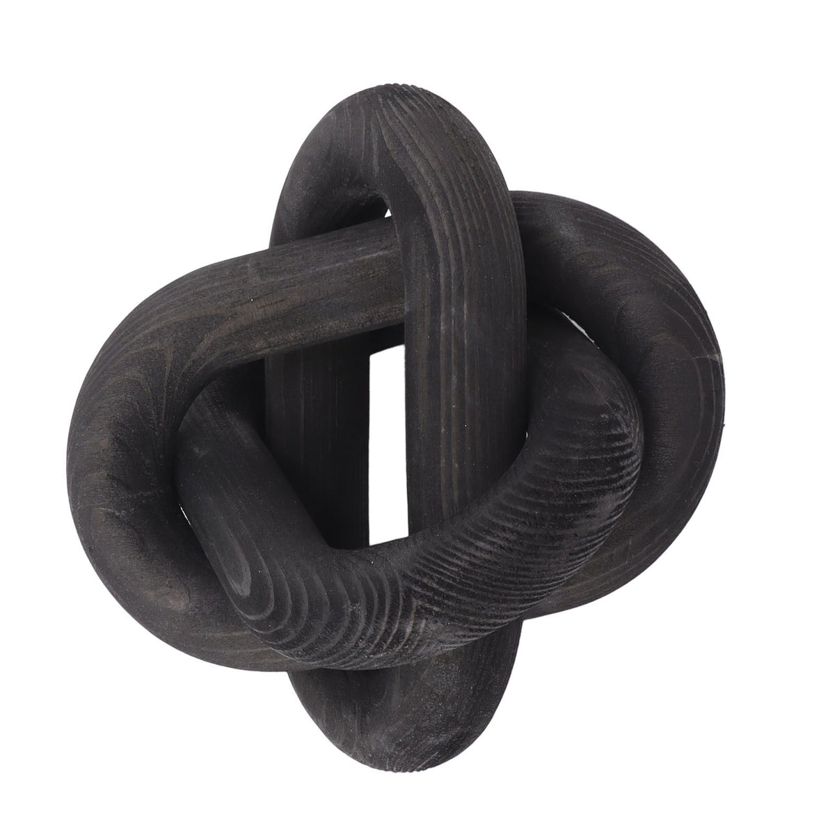Decorative Wood Chain 3 Link Wood Chain Link Decorations for Home Living Room Coffee Shop Black
