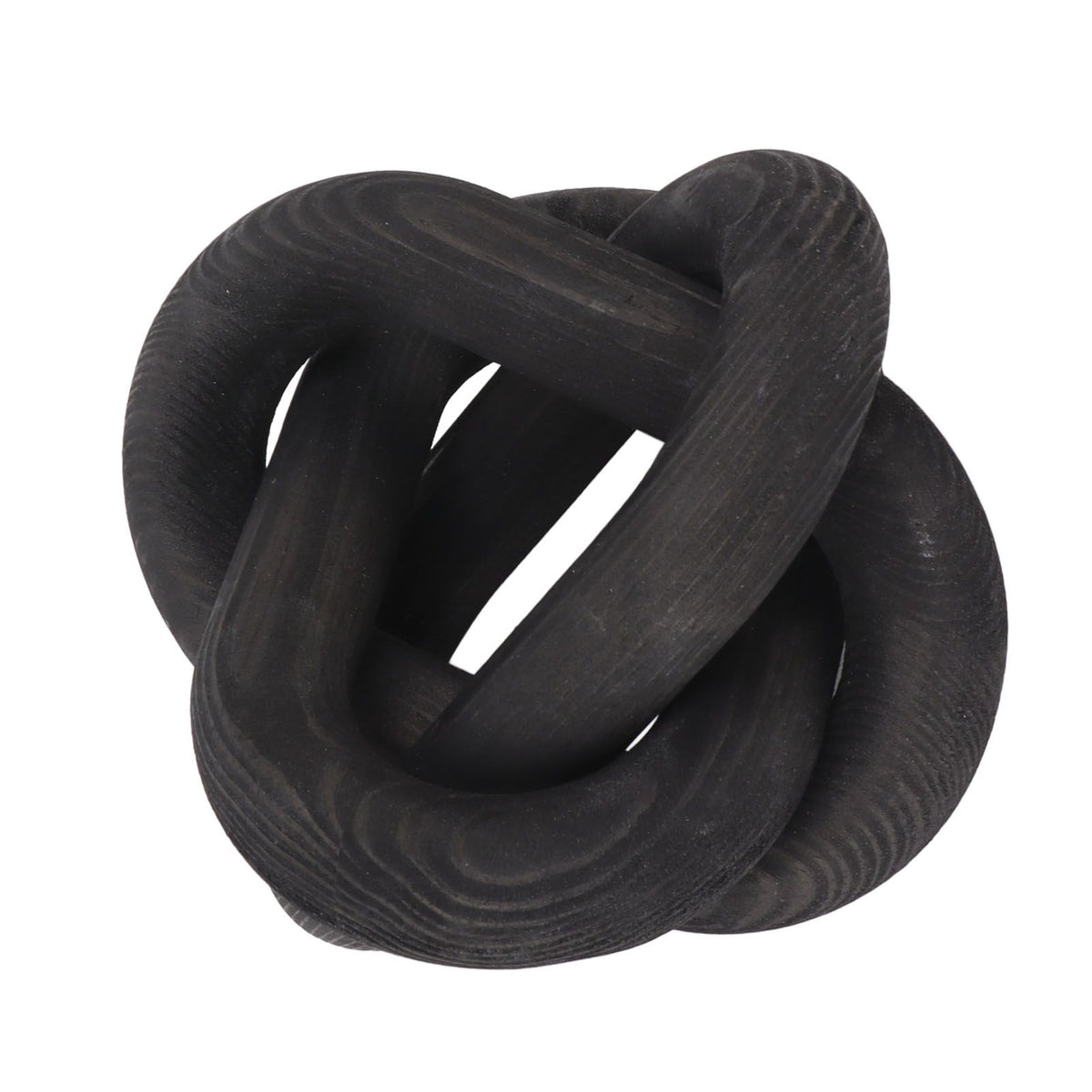 Decorative Wood Chain 3 Link Wood Chain Link Decorations for Home Living Room Coffee Shop Black