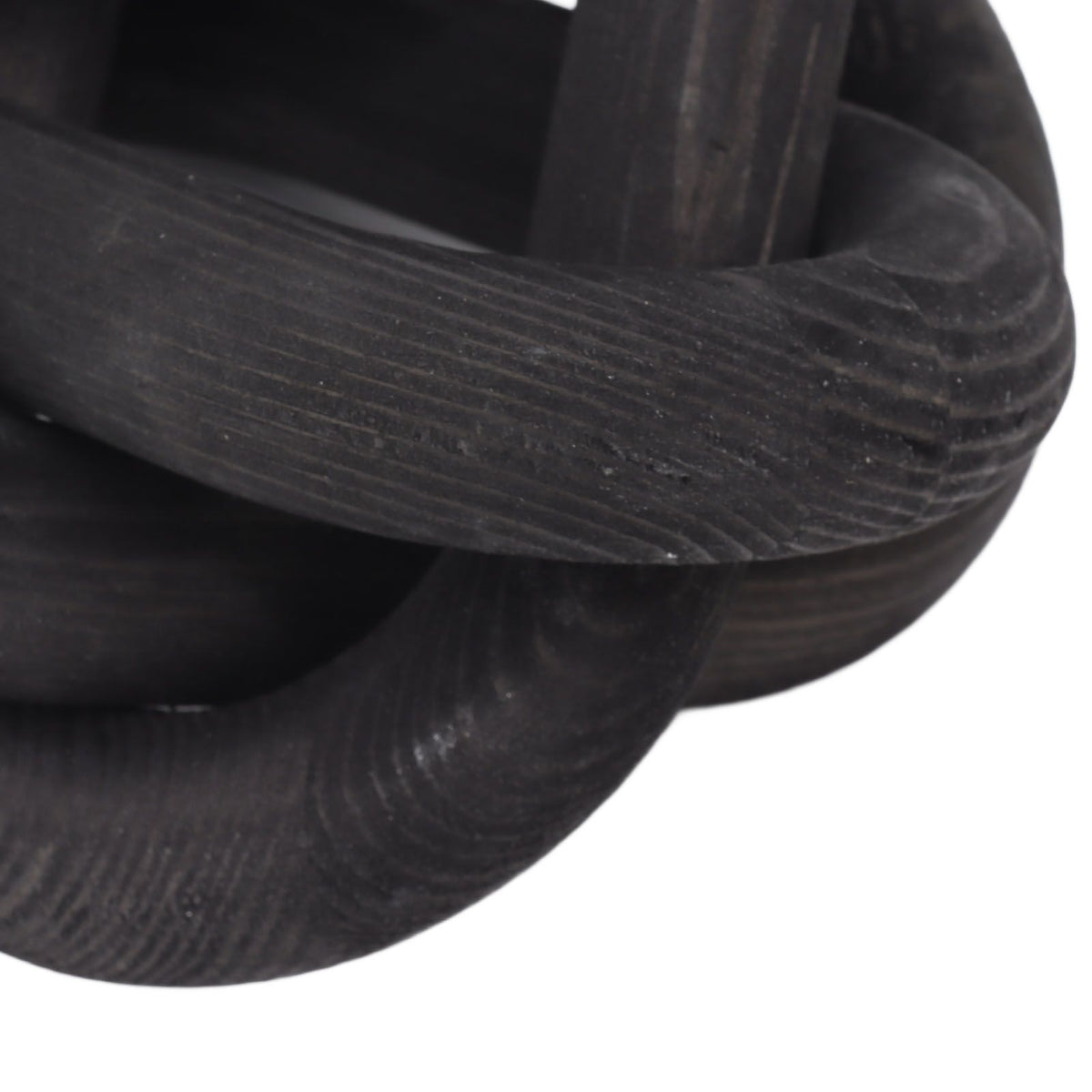 Decorative Wood Chain 3 Link Wood Chain Link Decorations for Home Living Room Coffee Shop Black
