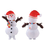 Inflatable Christmas Costume Funny Blow Up Christmas Party Doll Suit for 150‑190cm Adult Cosplay Tree Branch Snowman - Top-Down View