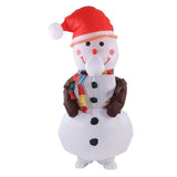 Inflatable Christmas Costume Funny Blow Up Christmas Party Doll Suit for 150‑190cm Adult Cosplay Tree Branch Snowman