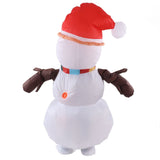 Inflatable Christmas Costume Funny Blow Up Christmas Party Doll Suit for 150‑190cm Adult Cosplay Tree Branch Snowman