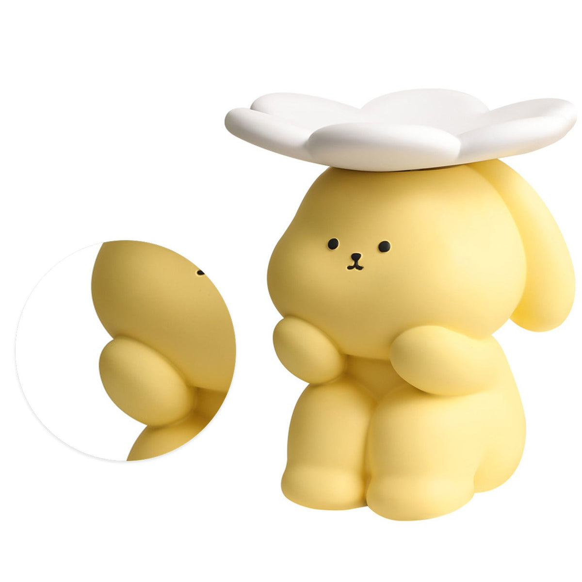Rabbit Shape Storage Tray Resin Simple Modern Rabbit Decoration for Entryway Desktop