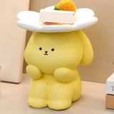 Rabbit Shape Storage Tray Resin Simple Modern Rabbit Decoration for Entryway Desktop