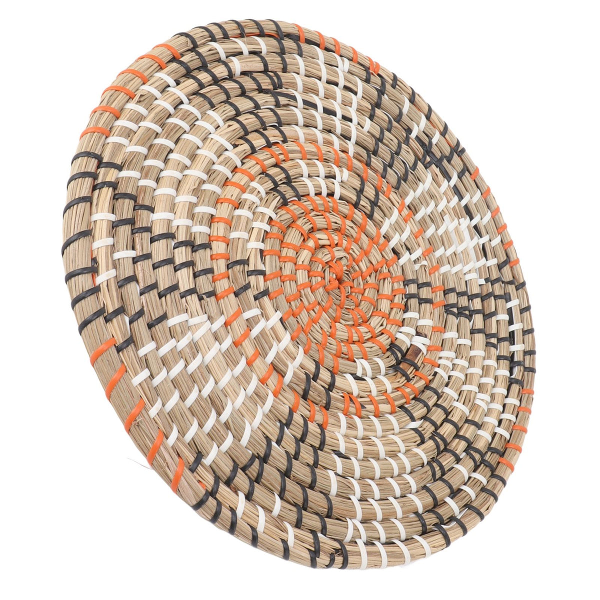 Grass Woven Placemats Nordic Style Innovative Round Placemats for Dining Table Home Decor Wall Decor 30cm/11.8in