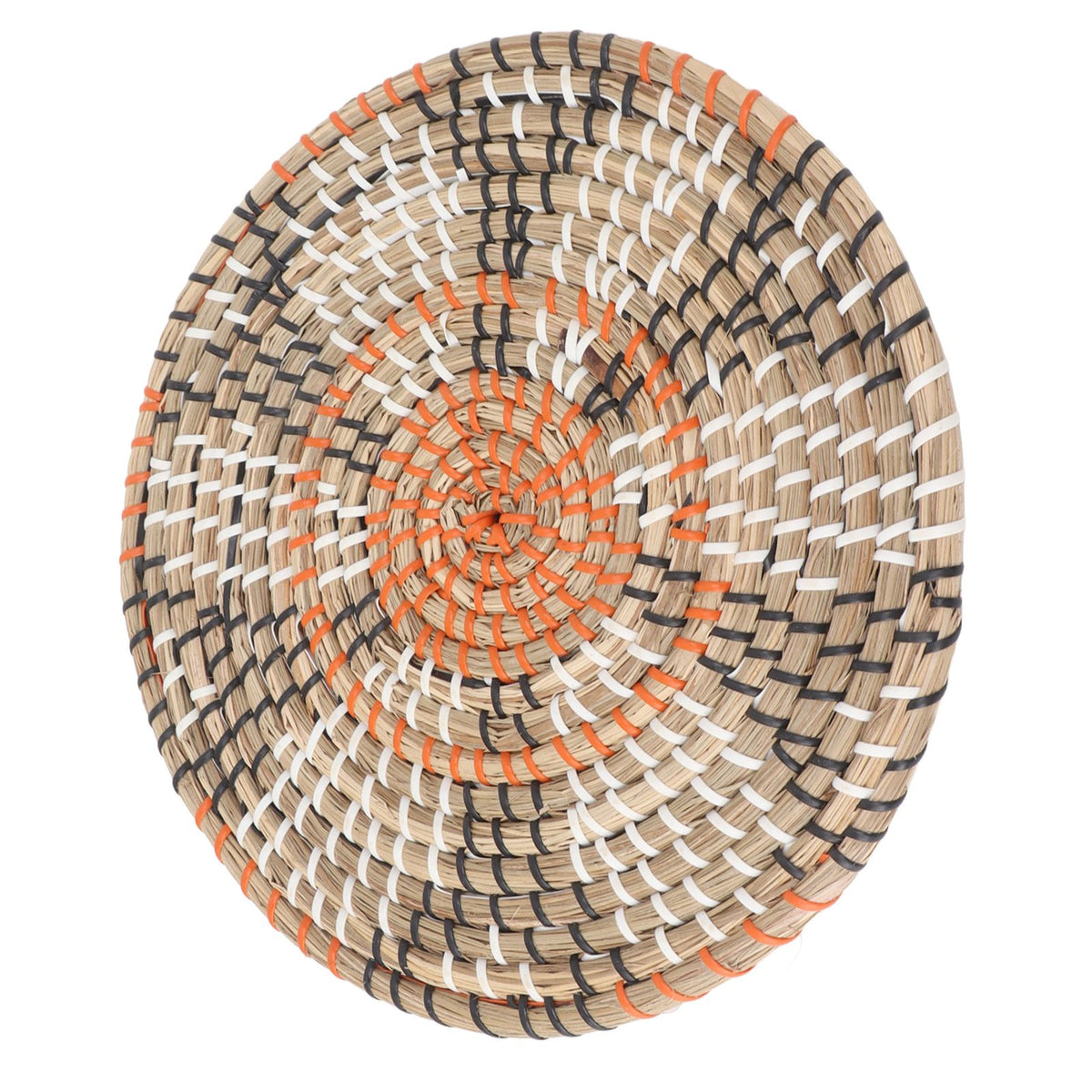Grass Woven Placemats Nordic Style Innovative Round Placemats for Dining Table Home Decor Wall Decor 30cm/11.8in