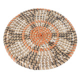 Grass Woven Placemats Nordic Style Innovative Round Placemats for Dining Table Home Decor Wall Decor 30cm/11.8in