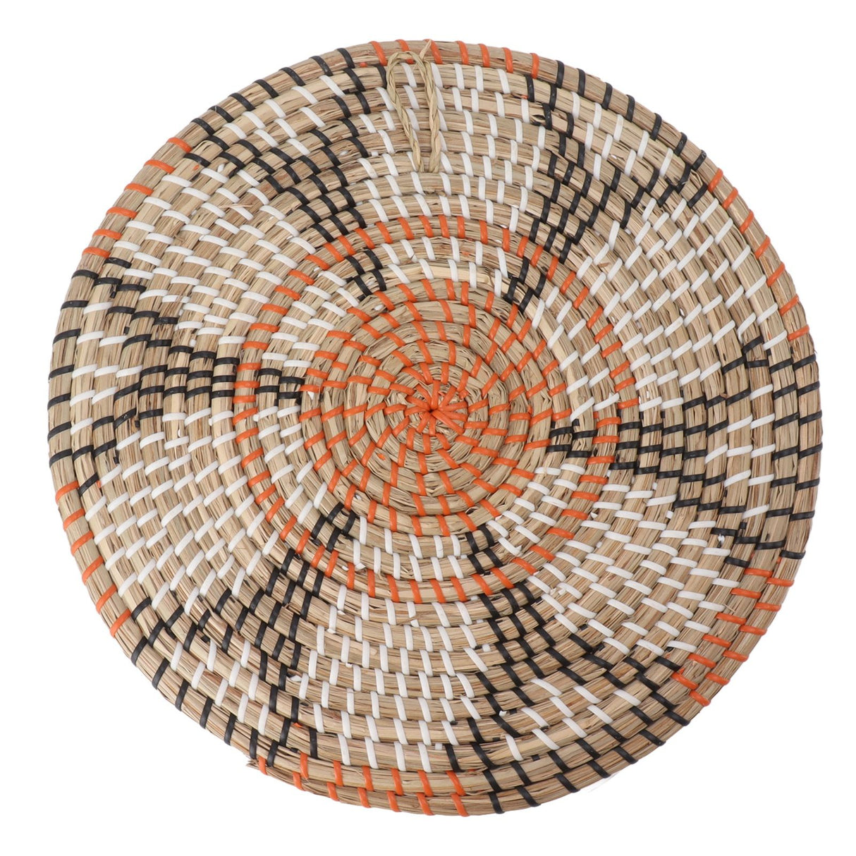 Grass Woven Placemats Nordic Style Innovative Round Placemats for Dining Table Home Decor Wall Decor 34cm/13.4in