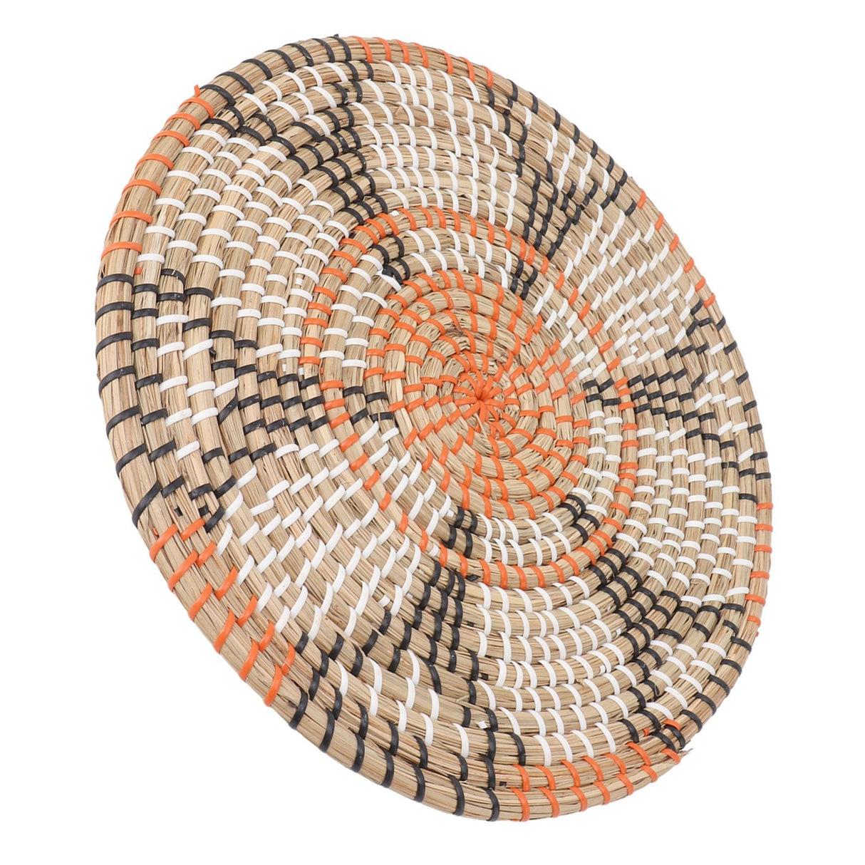 Grass Woven Placemats Nordic Style Innovative Round Placemats for Dining Table Home Decor Wall Decor 34cm/13.4in