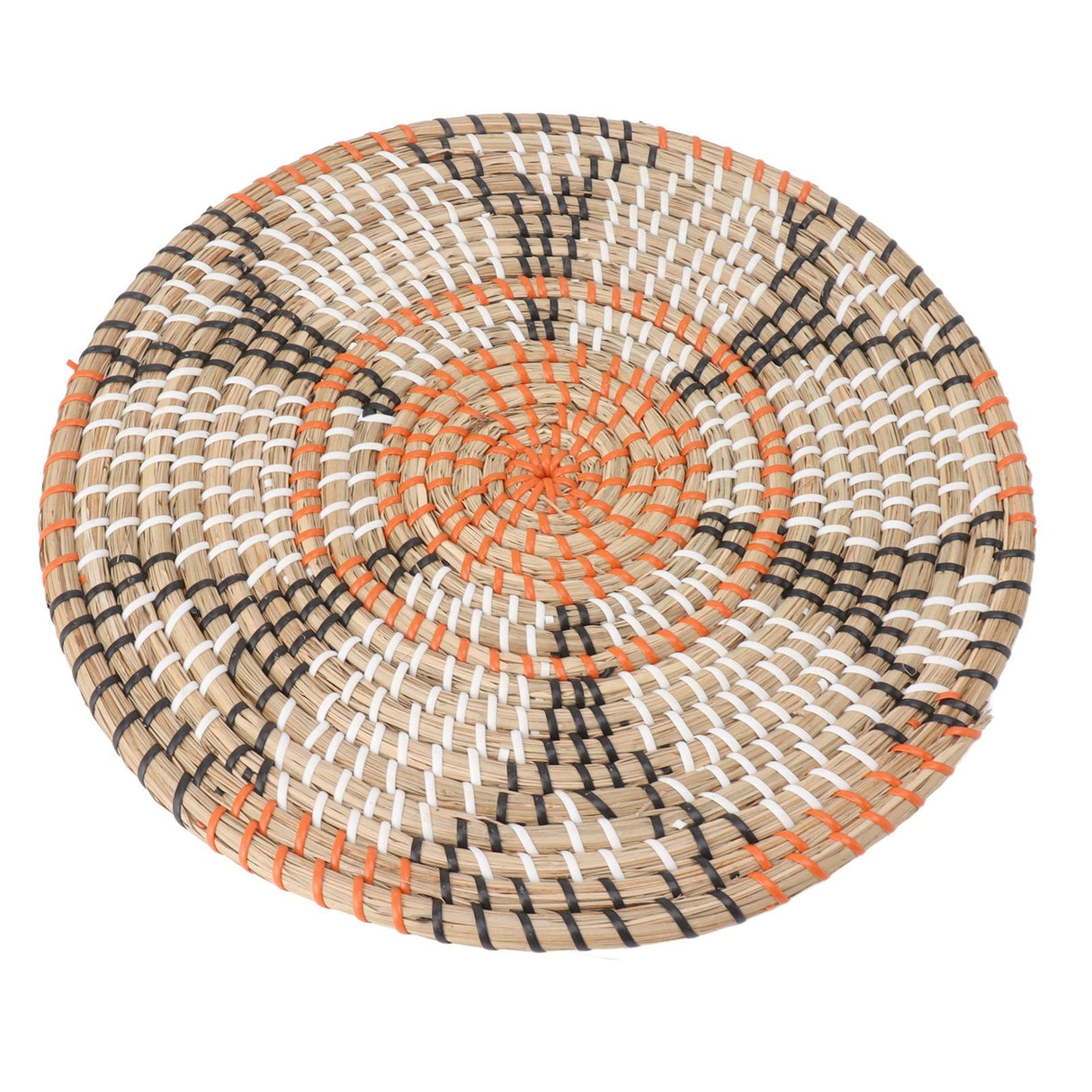 Grass Woven Placemats Nordic Style Innovative Round Placemats for Dining Table Home Decor Wall Decor 34cm/13.4in