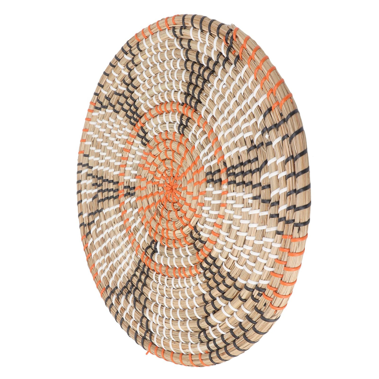 Grass Woven Placemats Nordic Style Innovative Round Placemats for Dining Table Home Decor Wall Decor 34cm/13.4in