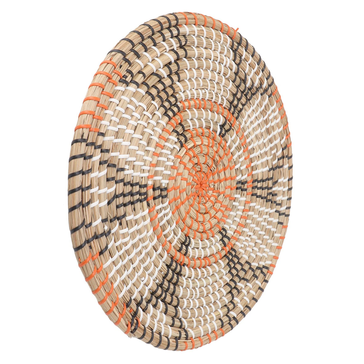 Grass Woven Placemats Nordic Style Innovative Round Placemats for Dining Table Home Decor Wall Decor 34cm/13.4in