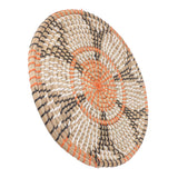 Grass Woven Placemats Nordic Style Innovative Round Placemats for Dining Table Home Decor Wall Decor 34cm/13.4in
