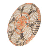 Grass Woven Placemats Nordic Style Innovative Round Placemats for Dining Table Home Decor Wall Decor 34cm/13.4in