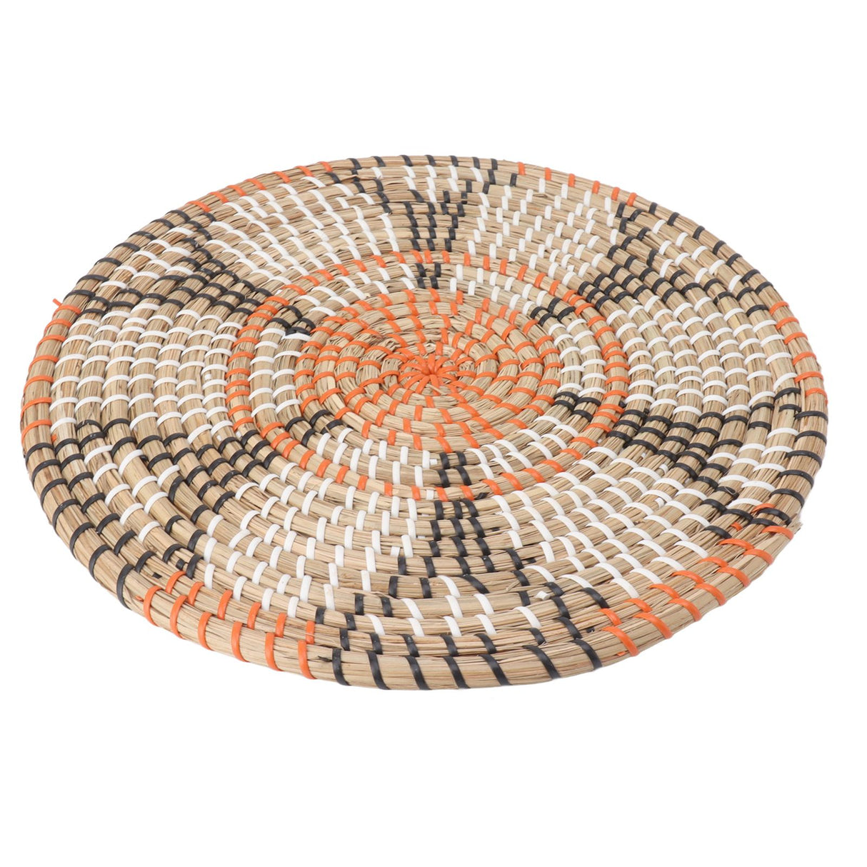 Grass Woven Placemats Nordic Style Innovative Round Placemats for Dining Table Home Decor Wall Decor 34cm/13.4in