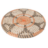 Grass Woven Placemats Nordic Style Innovative Round Placemats for Dining Table Home Decor Wall Decor 34cm/13.4in