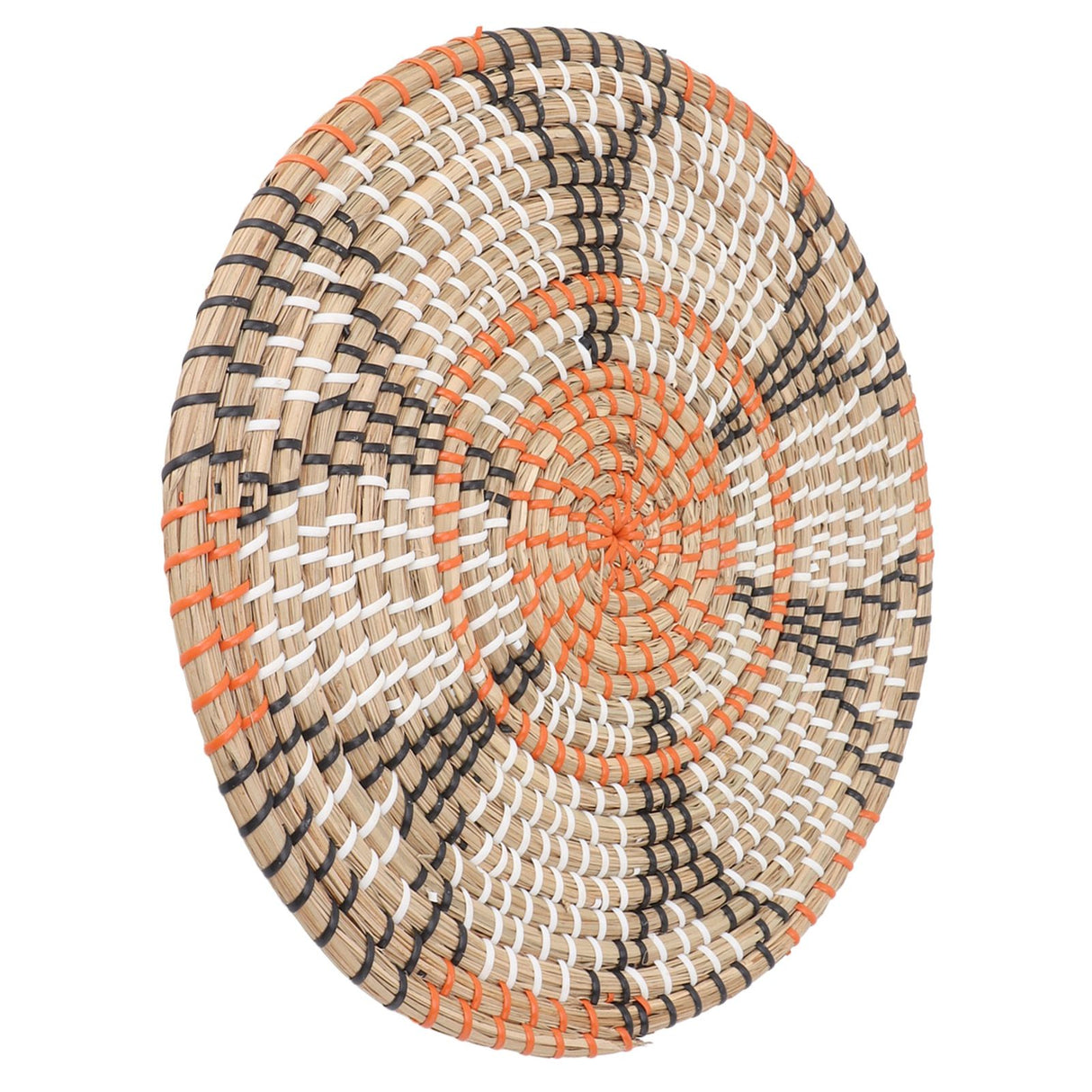 Grass Woven Placemats Nordic Style Innovative Round Placemats for Dining Table Home Decor Wall Decor 34cm/13.4in