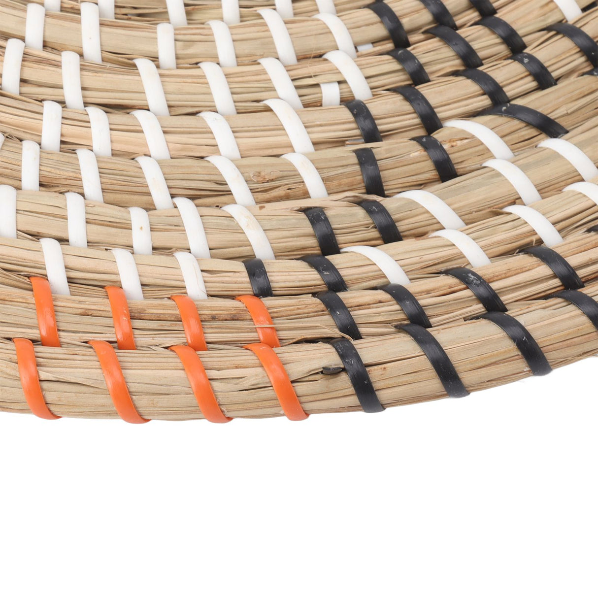 Grass Woven Placemats Nordic Style Innovative Round Placemats for Dining Table Home Decor Wall Decor 34cm/13.4in
