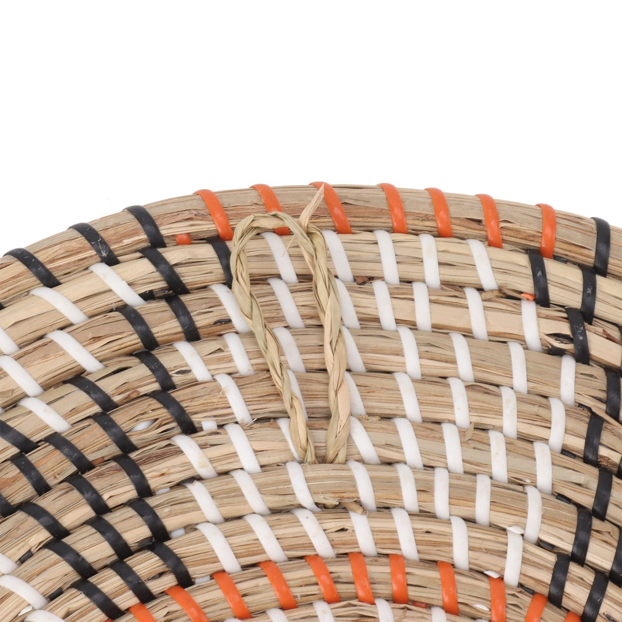 Grass Woven Placemats Nordic Style Innovative Round Placemats for Dining Table Home Decor Wall Decor 34cm/13.4in