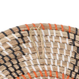 Grass Woven Placemats Nordic Style Innovative Round Placemats for Dining Table Home Decor Wall Decor 34cm/13.4in - Extra Image