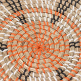 Grass Woven Placemats Nordic Style Innovative Round Placemats for Dining Table Home Decor Wall Decor 34cm/13.4in