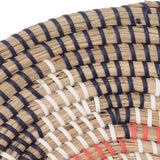 Round Grass Wall Ornaments 35cm Diameter Hand Knitting Hanging Woven Wall Baskets for Living Room Kitchen Style 2
