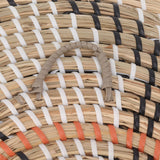Round Grass Wall Ornaments 35cm Diameter Hand Knitting Hanging Woven Wall Baskets for Living Room Kitchen Style 3 - Extra Image