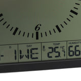 Wall Mounted Digital Display Clock 8.6 In Multifunction Large Digital Wall Clock Thermometer Hygrometer for Bedroom - Extra Image