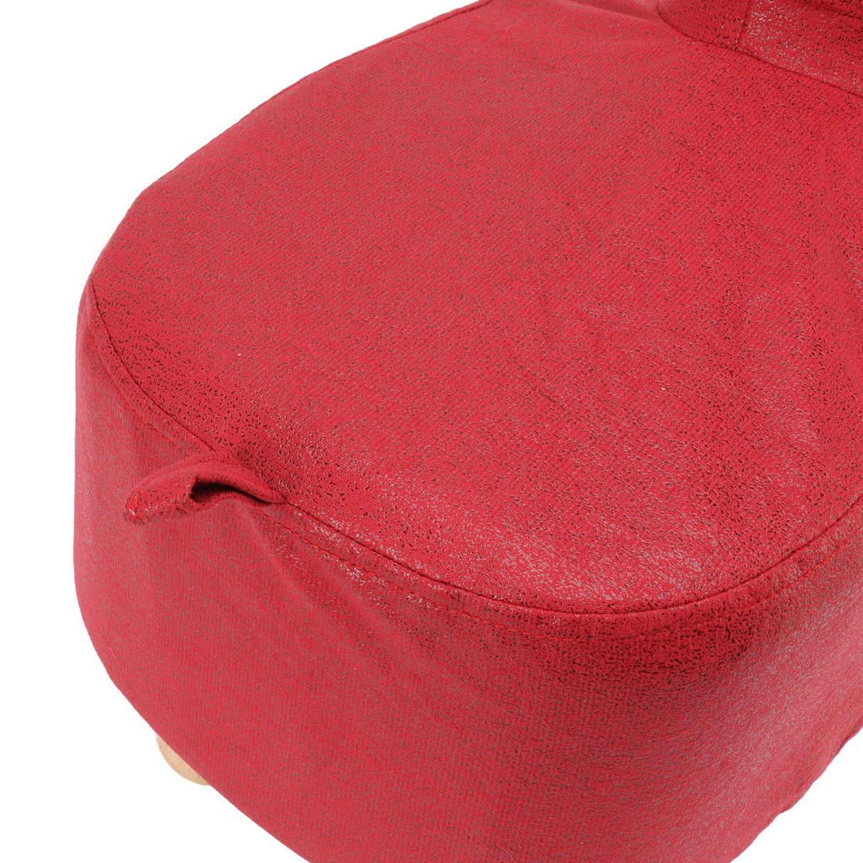 Animal Footstools Prevent Slip Cute Cartoon Giraffe Shape Soft Small Kids Stools for Home Red
