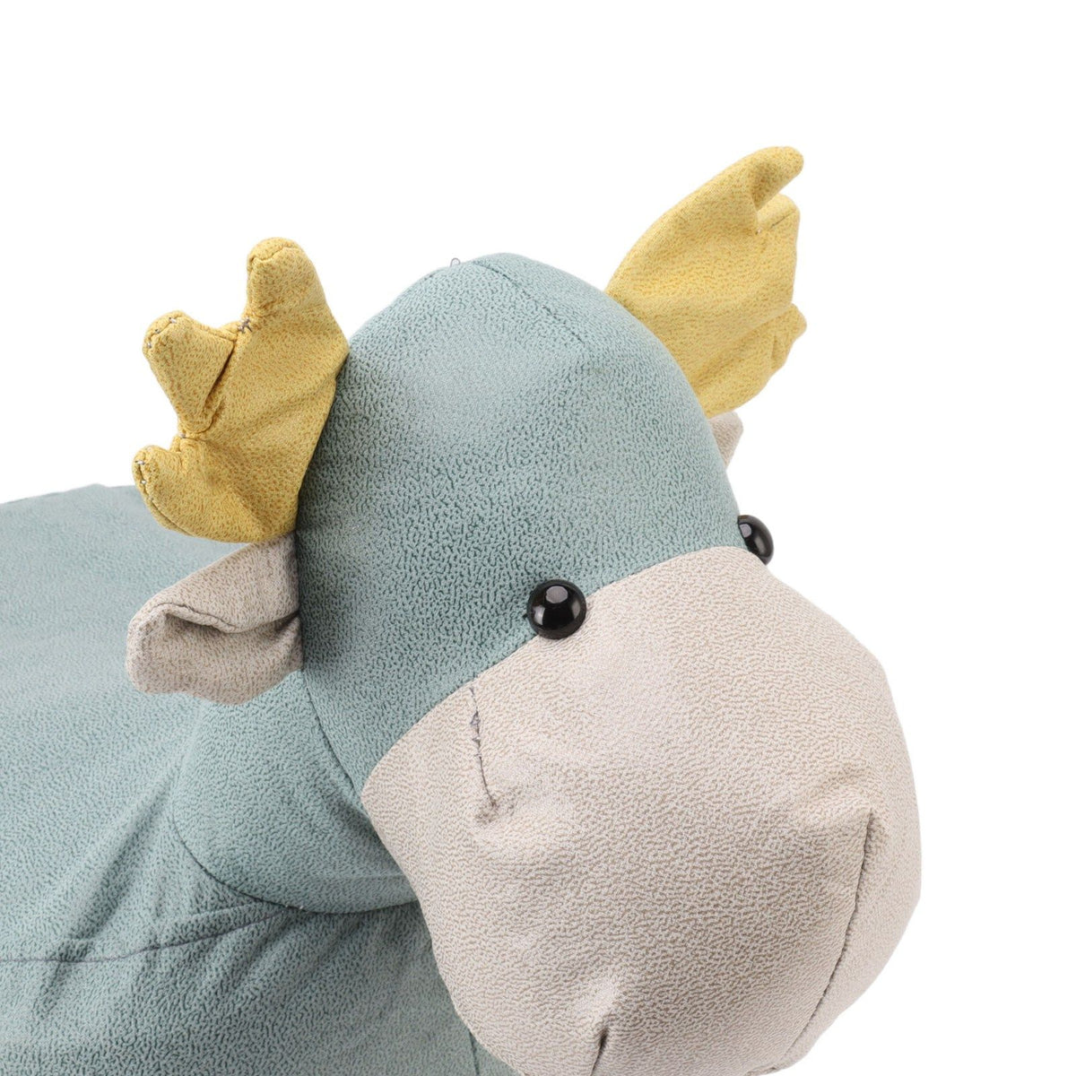Animal Footstools Prevent Slip Cute Cartoon Giraffe Shape Soft Small Kids Stools for Home Blue